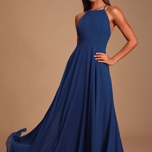 Mythical Kind of Love Navy Blue Maxi Dress